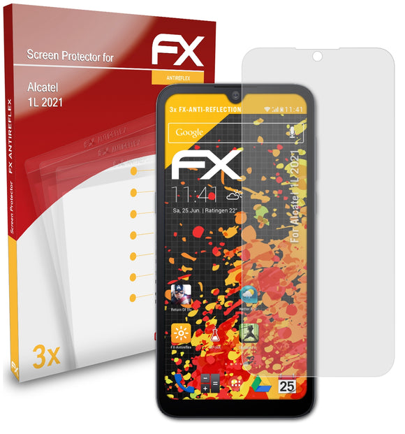 atFoliX FX-Antireflex Displayschutzfolie für Alcatel 1L (2021)