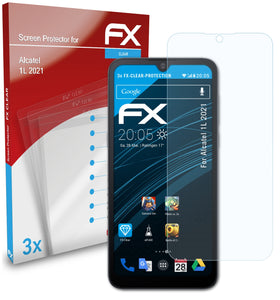 atFoliX FX-Clear Schutzfolie für Alcatel 1L (2021)