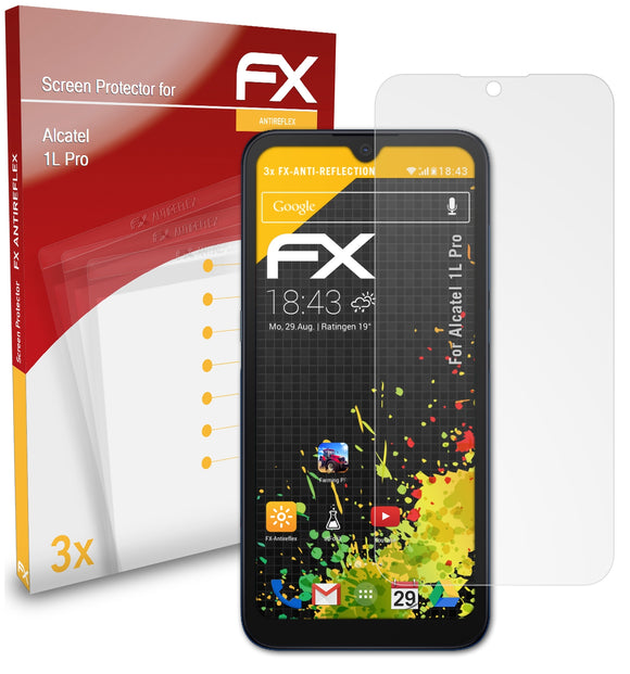 atFoliX FX-Antireflex Displayschutzfolie für Alcatel 1L Pro
