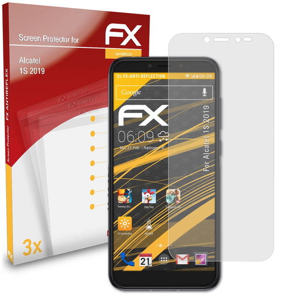 atFoliX FX-Antireflex Displayschutzfolie für Alcatel 1S (2019)