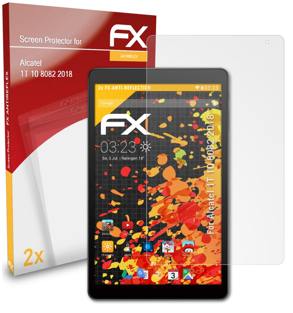 atFoliX FX-Antireflex Displayschutzfolie für Alcatel 1T 10 8082 (2018)