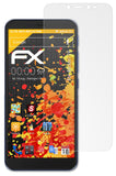 Panzerfolie atFoliX kompatibel mit Alcatel 1V, entspiegelnde und stoßdämpfende FX (3X)