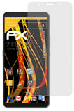 Panzerfolie atFoliX kompatibel mit Alcatel 3C 2019, entspiegelnde und stoßdämpfende FX (3X)