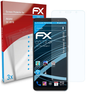 atFoliX FX-Clear Schutzfolie für Alcatel 3C (2019)