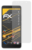 Panzerfolie atFoliX kompatibel mit Alcatel 3C, entspiegelnde und stoßdämpfende FX (3X)