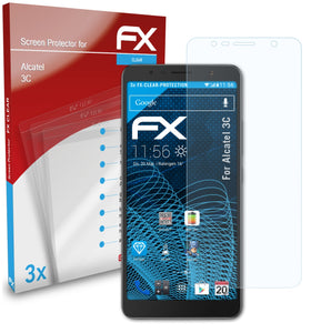 atFoliX FX-Clear Schutzfolie für Alcatel 3C