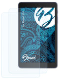Schutzfolie Bruni kompatibel mit Alcatel 3T 8, glasklare (2X)