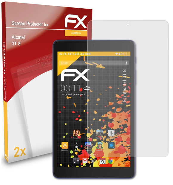 atFoliX FX-Antireflex Displayschutzfolie für Alcatel 3T 8