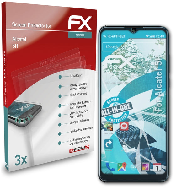 atFoliX FX-ActiFleX Displayschutzfolie für Alcatel 5H