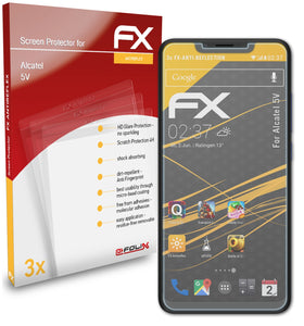 atFoliX FX-Antireflex Displayschutzfolie für Alcatel 5V