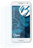 Bruni Schutzfolie kompatibel mit Alcatel A3, glasklare Folie (2X)