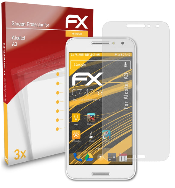 atFoliX FX-Antireflex Displayschutzfolie für Alcatel A3