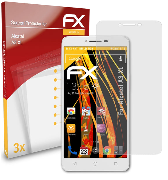 atFoliX FX-Antireflex Displayschutzfolie für Alcatel A3 XL