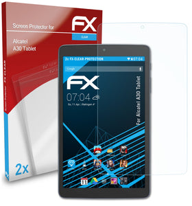 atFoliX FX-Clear Schutzfolie für Alcatel A30 Tablet