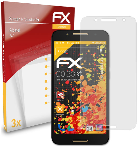 atFoliX FX-Antireflex Displayschutzfolie für Alcatel A7