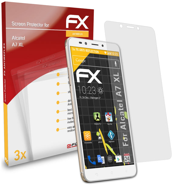 atFoliX FX-Antireflex Displayschutzfolie für Alcatel A7 XL