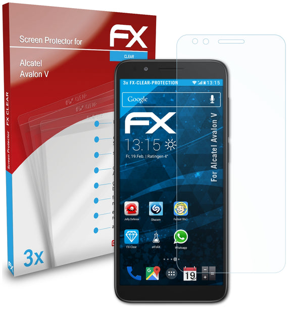 atFoliX FX-Clear Schutzfolie für Alcatel Avalon V