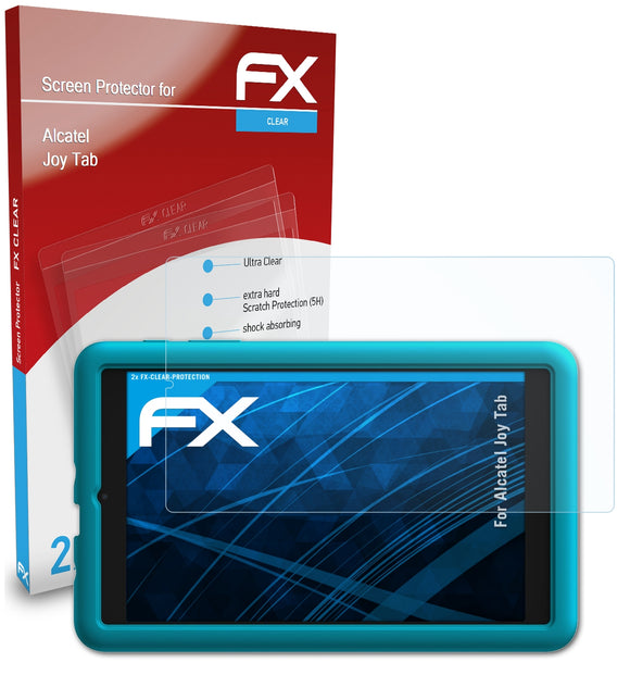 atFoliX FX-Clear Schutzfolie für Alcatel Joy Tab