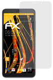 Panzerfolie atFoliX kompatibel mit Alcatel Lumos, entspiegelnde und stoßdämpfende FX (3X)