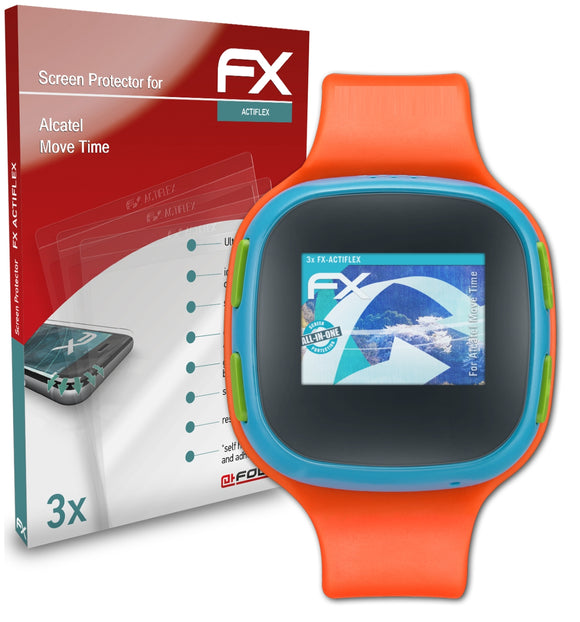 atFoliX FX-ActiFleX Displayschutzfolie für Alcatel Move Time