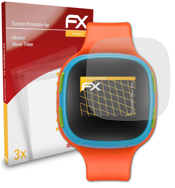 atFoliX FX-Antireflex Displayschutzfolie für Alcatel Move Time