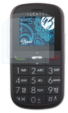 Schutzfolie Bruni kompatibel mit Alcatel One Touch 282, glasklare (2X)