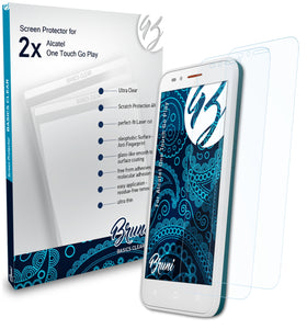 Bruni Basics-Clear Displayschutzfolie für Alcatel One Touch Go Play