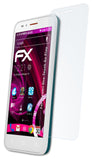 Glasfolie atFoliX kompatibel mit Alcatel One Touch Go Play, 9H Hybrid-Glass FX