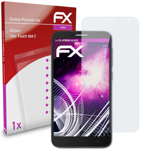 atFoliX FX-Hybrid-Glass Panzerglasfolie für Alcatel One Touch Idol 2