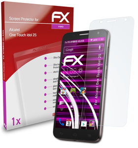 atFoliX FX-Hybrid-Glass Panzerglasfolie für Alcatel One Touch Idol 2S