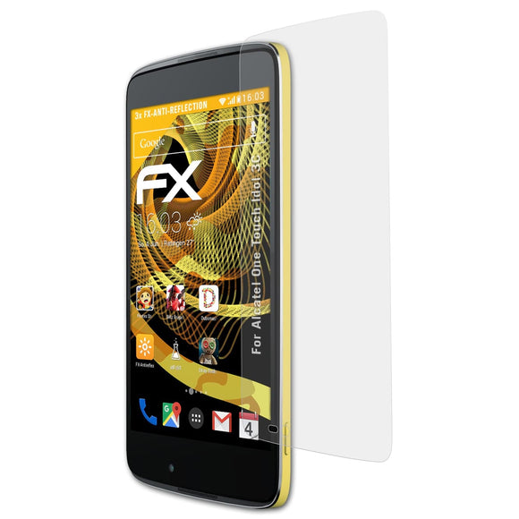 atFoliX FX-Antireflex Displayschutzfolie für Alcatel One Touch Idol 3C