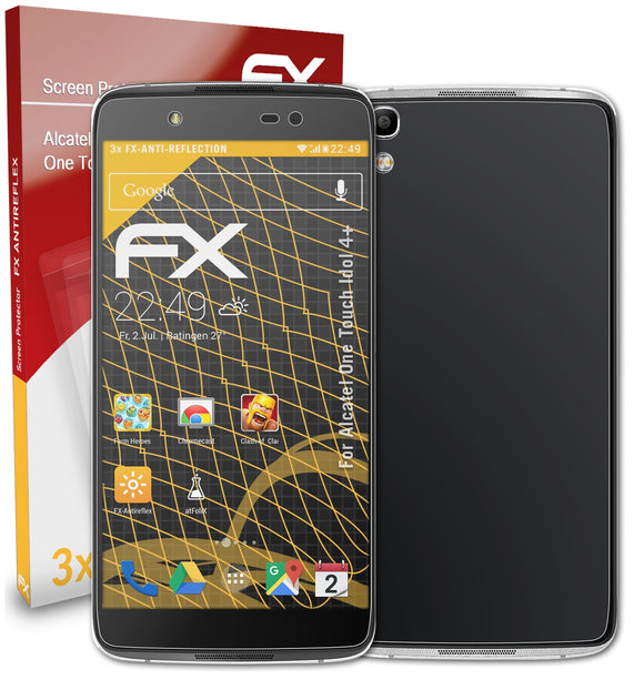atFoliX FX-Antireflex Displayschutzfolie für Alcatel One Touch Idol 4+
