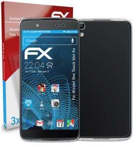 atFoliX FX-Clear Schutzfolie für Alcatel One Touch Idol 4+