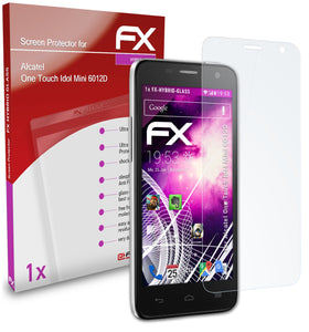 atFoliX FX-Hybrid-Glass Panzerglasfolie für Alcatel One Touch Idol Mini (6012D)