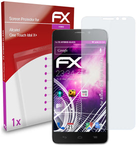 atFoliX FX-Hybrid-Glass Panzerglasfolie für Alcatel One Touch Idol X+