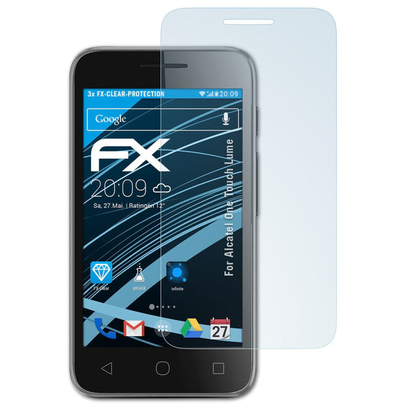 atFoliX FX-Clear Schutzfolie für Alcatel One Touch Lume