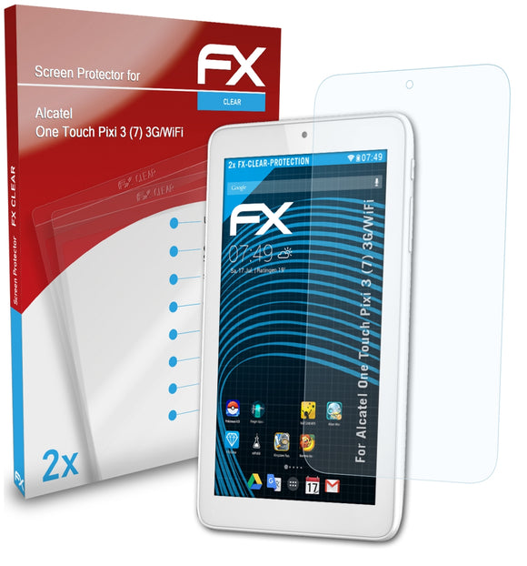 atFoliX FX-Clear Schutzfolie für Alcatel One Touch Pixi 3 (7) (3G/WiFi)