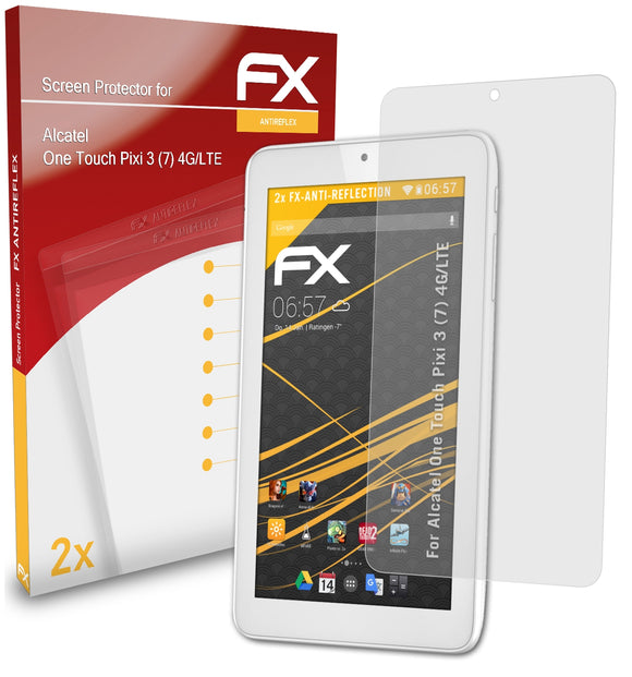 atFoliX FX-Antireflex Displayschutzfolie für Alcatel One Touch Pixi 3 (7) (4G/LTE)