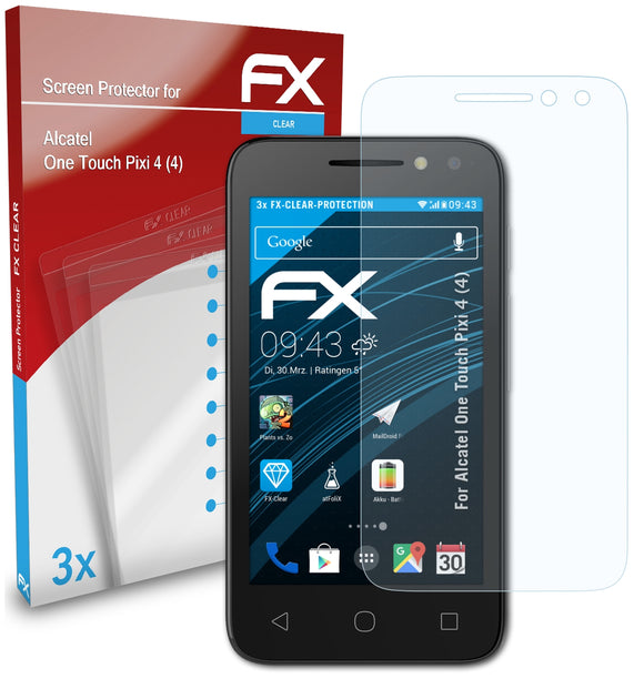 atFoliX FX-Clear Schutzfolie für Alcatel One Touch Pixi 4 (4)