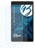 Schutzfolie Bruni kompatibel mit Alcatel One Touch Pixi 4 (7), glasklare (2X)