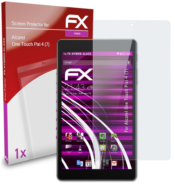 atFoliX FX-Hybrid-Glass Panzerglasfolie für Alcatel One Touch Pixi 4 (7)