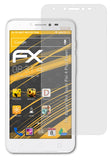 Panzerfolie atFoliX kompatibel mit Alcatel One Touch Pixi 4 Plus Power, entspiegelnde und stoßdämpfende FX (3X)