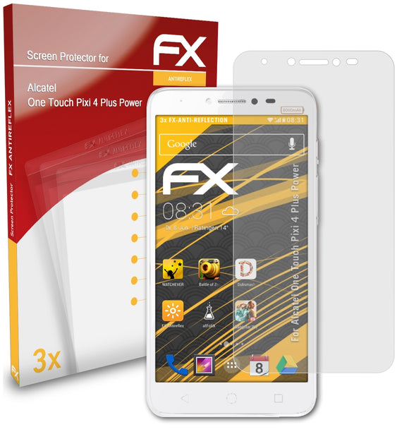 atFoliX FX-Antireflex Displayschutzfolie für Alcatel One Touch Pixi 4 Plus Power