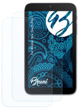 Schutzfolie Bruni kompatibel mit Alcatel One Touch Pixi 7, glasklare (2X)