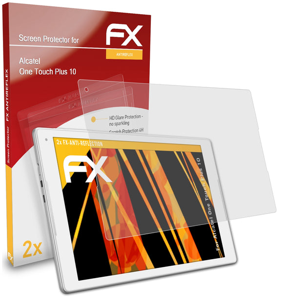 atFoliX FX-Antireflex Displayschutzfolie für Alcatel One Touch Plus 10