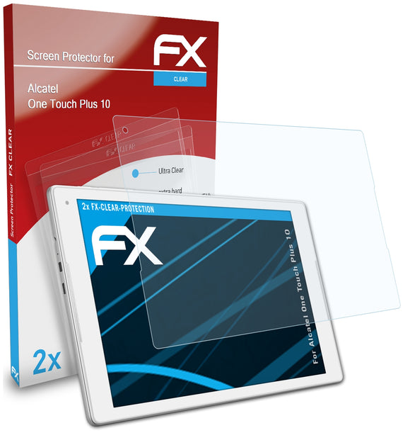 atFoliX FX-Clear Schutzfolie für Alcatel One Touch Plus 10