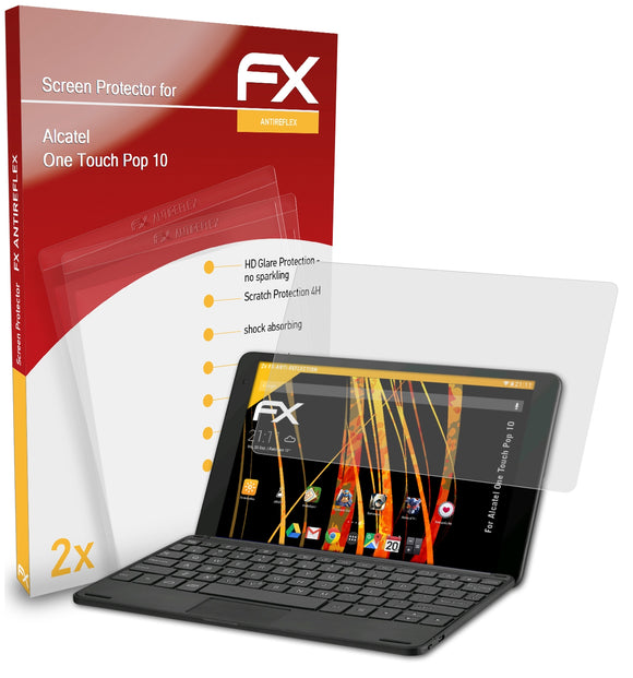 atFoliX FX-Antireflex Displayschutzfolie für Alcatel One Touch Pop 10