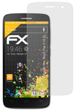 Panzerfolie atFoliX kompatibel mit Alcatel One Touch Pop 2 (4.5), entspiegelnde und stoßdämpfende FX (3X)