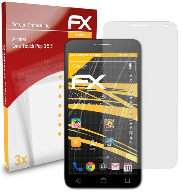 atFoliX FX-Antireflex Displayschutzfolie für Alcatel One Touch Pop 3 (5.5)