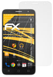 Panzerfolie atFoliX kompatibel mit Alcatel One Touch Pop 4 Plus 5056D, entspiegelnde und stoßdämpfende FX (3X)
